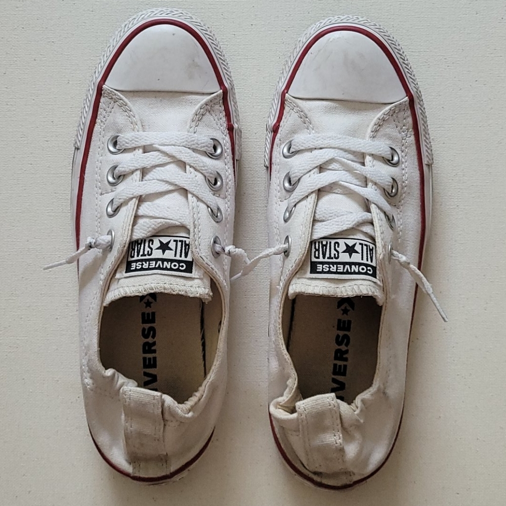 White converse women size 7
